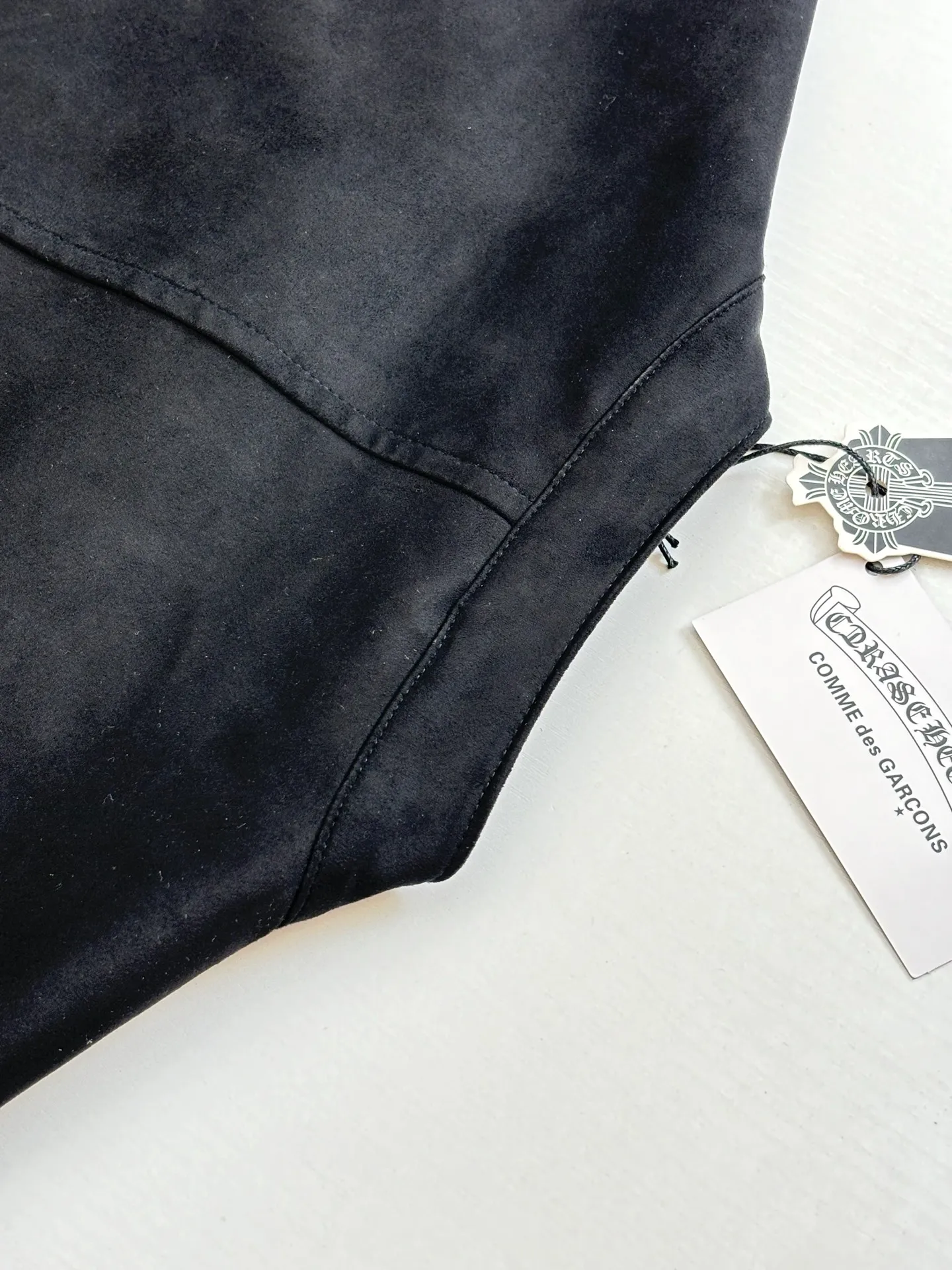 P560 Chrome heart*/Chrome heart new autumn and winter 925 silver-plated hardware buckle mixed sheepskin suede jacket Size: S/M/L/XL